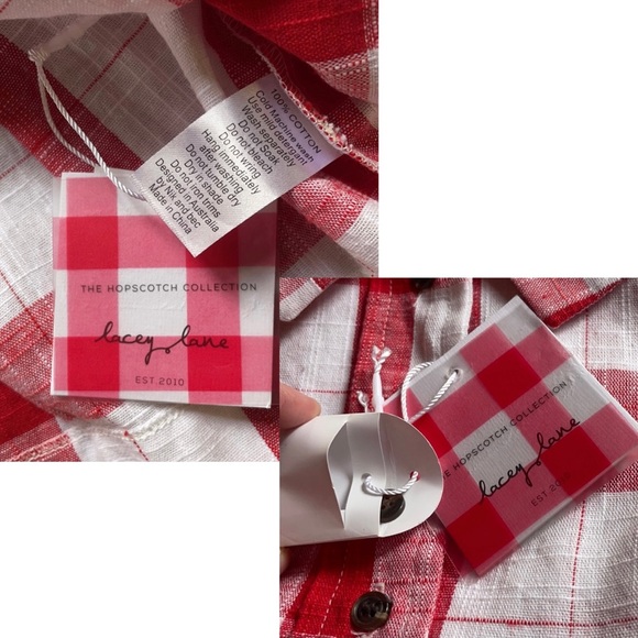 Lacey Lane | Red & White Checkered Hopscotch Dress | 7 - Picture 16 of 16
